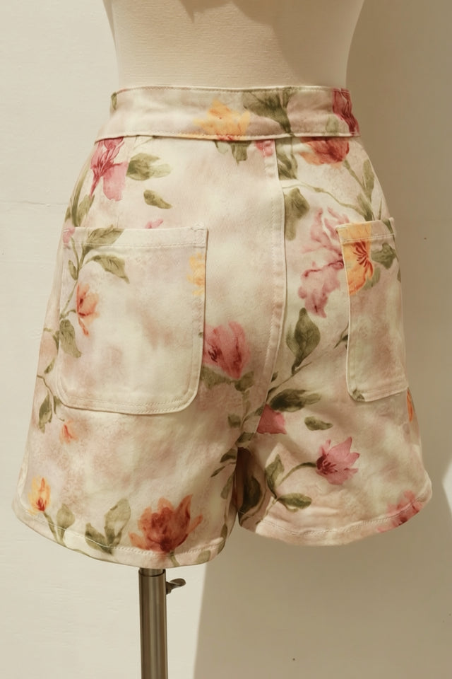 Lily Rose Skort - White Floral