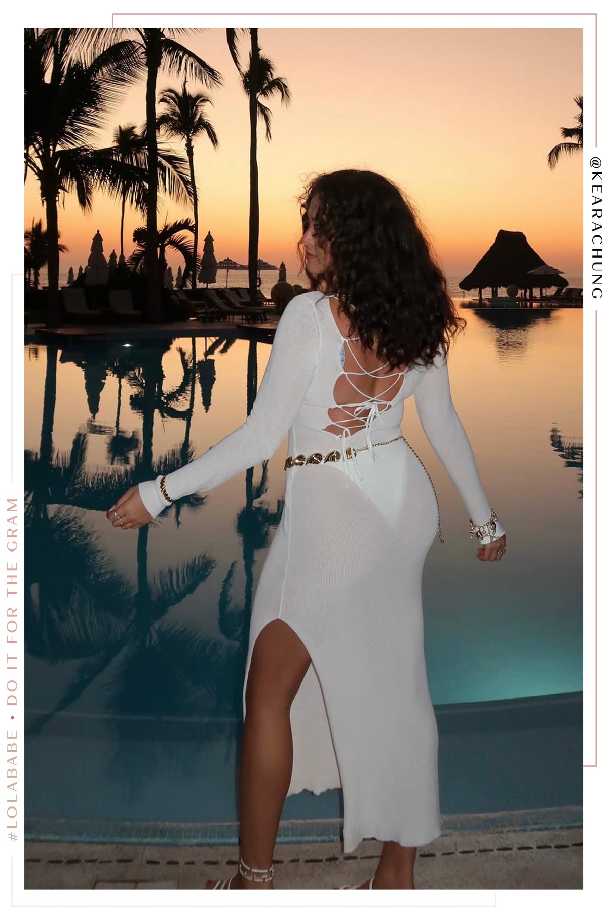 Main Event Knit Maxi Dress - White