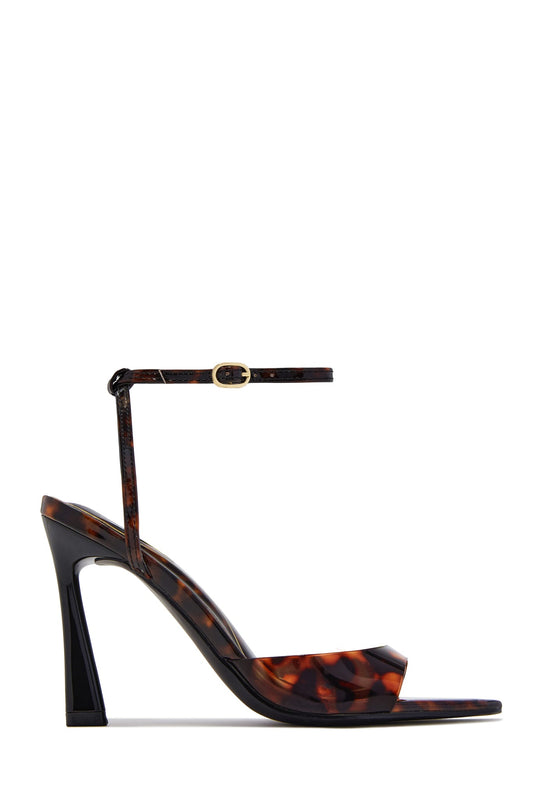 Azani Mary Jane Strap Heels - Tortoise